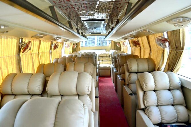 A luxury Sofa seated bus