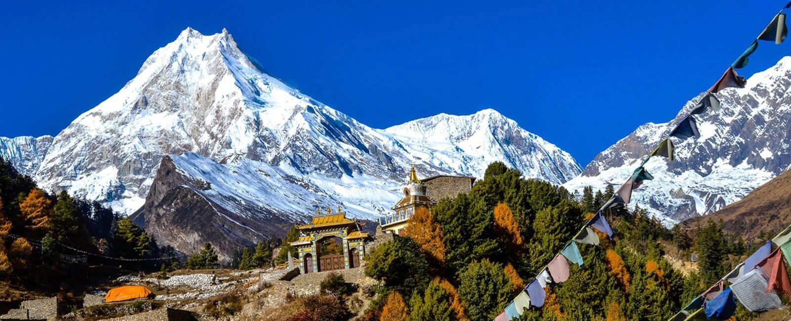 Remote Villages and Moutain view scenery 