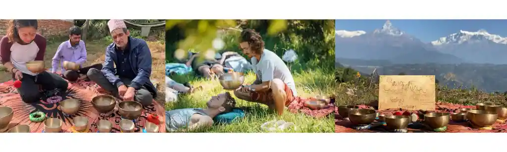 people practicing Daily different Sound Bath Experiences