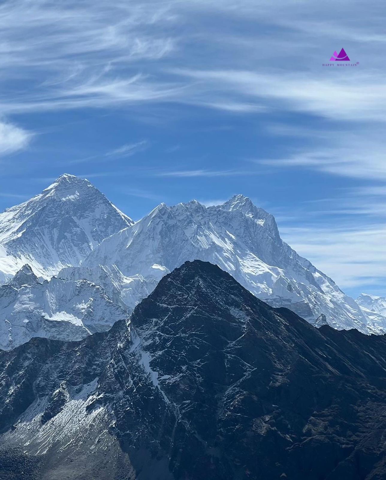 Gokyo Ri peak view on the way to gokyo trek
